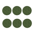 Military Green Camo Flower Pattern Print Coaster Set