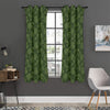 Military Green Camo Flower Pattern Print Curtain