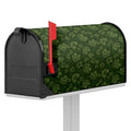 Military Green Camo Flower Pattern Print Mailbox Cover