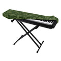 Military Green Camo Flower Pattern Print Piano Keyboard Cover
