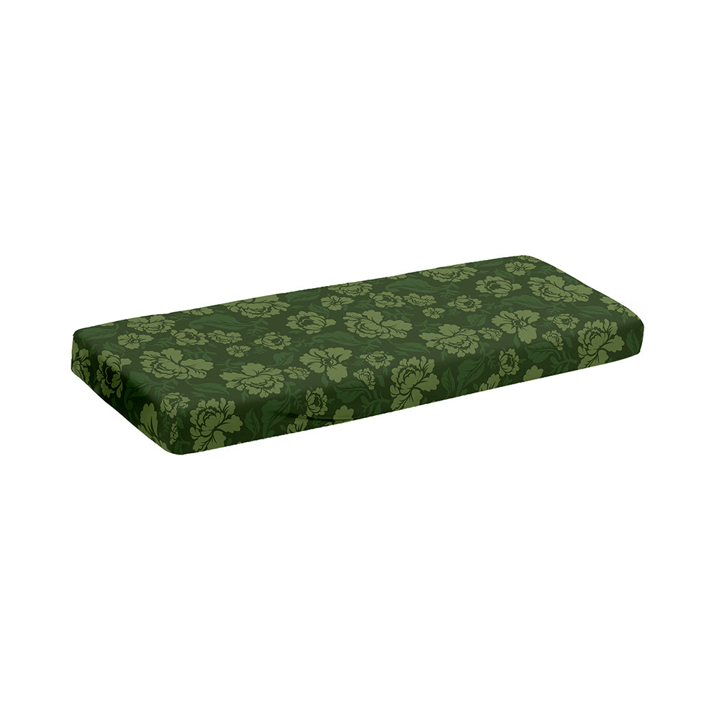 Military Green Camo Flower Pattern Print Piano Keyboard Cover