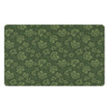 Military Green Camo Flower Pattern Print Polyester Doormat
