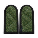 Military Green Camo Flower Pattern Print Skillet Handle Cover