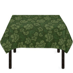 Military Green Camo Flower Pattern Print Tablecloth