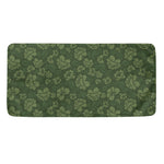 Military Green Camo Flower Pattern Print Towel