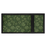 Military Green Camo Flower Pattern Print Trifold Wallet