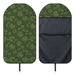 Military Green Camo Flower Pattern Print Waterproof Car Seat Cover