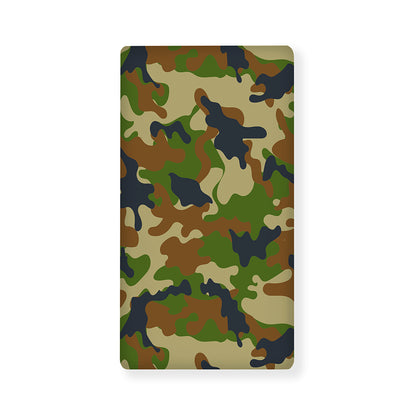 Military Green Camouflage Print Baby Crib Sheet