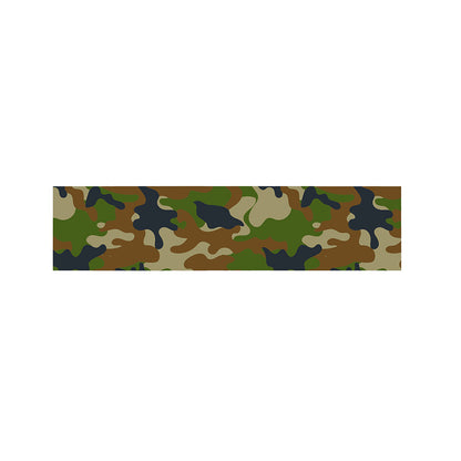 Military Green Camouflage Print Bed Runner