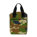 Military Green Camouflage Print Bible Tote Bag