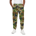 Military Green Camouflage Print Cotton Sweatpants