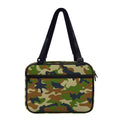 Military Green Camouflage Print Double Strap Bible Bag