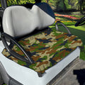 Military Green Camouflage Print Golf Cart Seat Cover