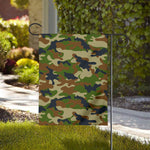 Military Green Camouflage Print House Flag