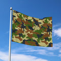 Military Green Camouflage Print Polyester Flag