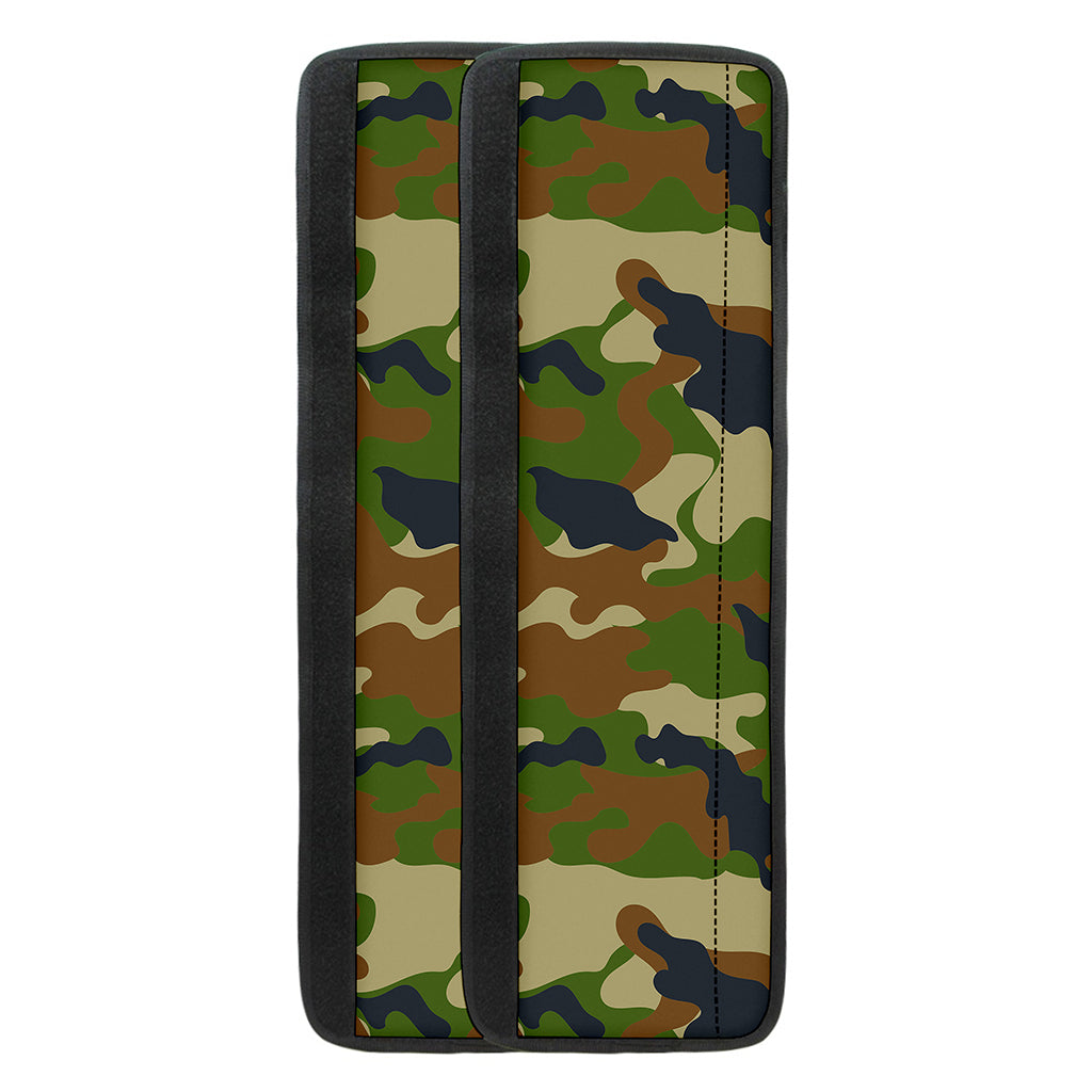 Military Green Camouflage Print Refrigerator Handle Covers
