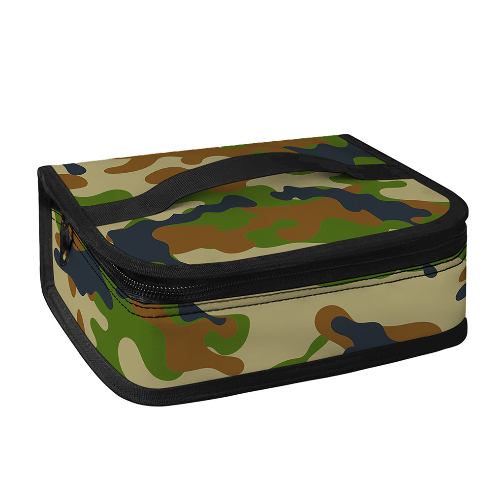 Military Green Camouflage Print Small Lunch Bag