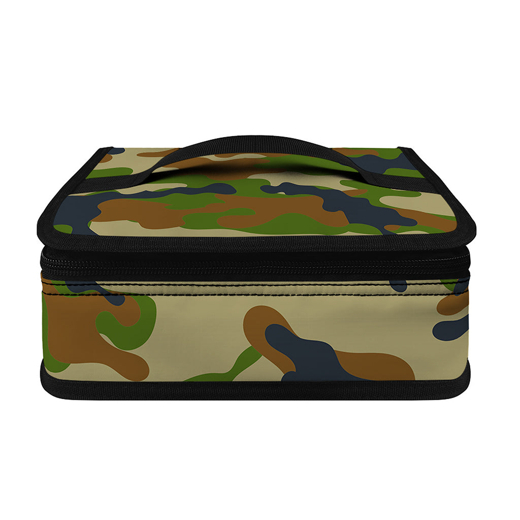 Military Green Camouflage Print Small Lunch Bag