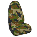 Military Green Camouflage Print Waterproof Car Seat Cover