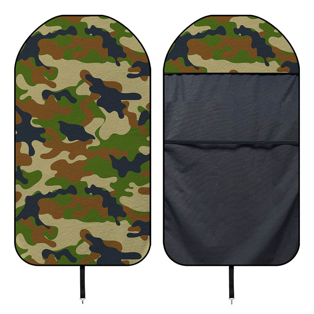 Military Green Camouflage Print Waterproof Car Seat Cover