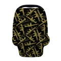 Military Guns Pattern Print Baby Seat Cover