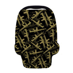 Military Guns Pattern Print Baby Seat Cover