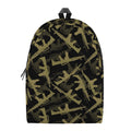 Military Guns Pattern Print School Backpack