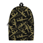 Military Guns Pattern Print Backpack