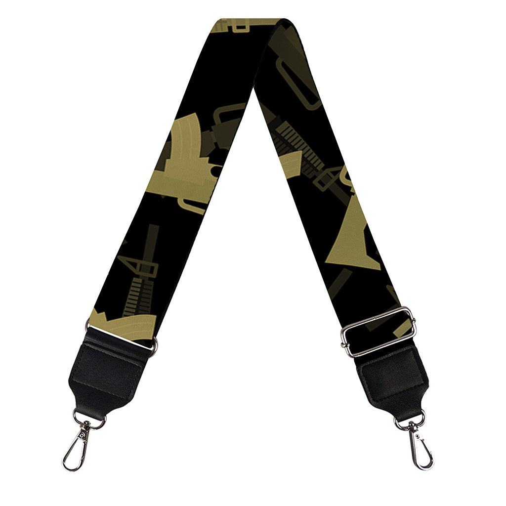 Military Guns Pattern Print Bag Strap