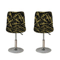 Military Guns Pattern Print Bar Stool Covers