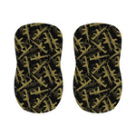 Military Guns Pattern Print Bar Stool Covers