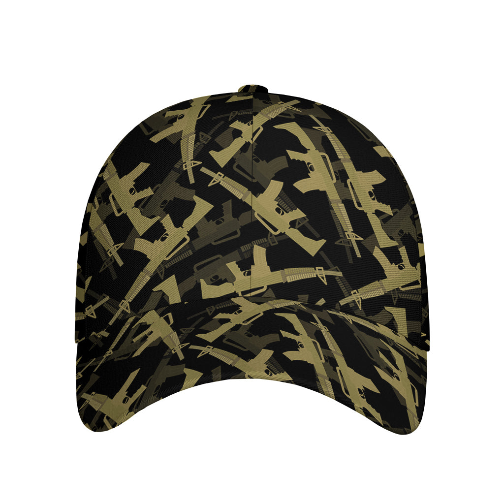 Military Guns Pattern Print Baseball Cap