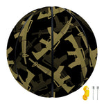Military Guns Pattern Print Basketball