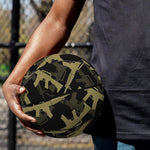 Military Guns Pattern Print Basketball