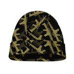 Military Guns Pattern Print Beanie