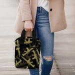 Military Guns Pattern Print Bible Tote Bag