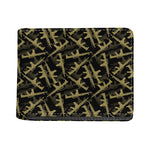 Military Guns Pattern Print Bifold Wallet