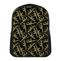 Military Guns Pattern Print Casual Backpack