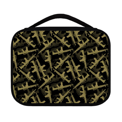 Military Guns Pattern Print Classic Bible Case