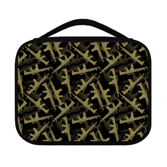 Military Guns Pattern Print Classic Bible Case