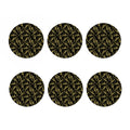 Military Guns Pattern Print Coaster Set