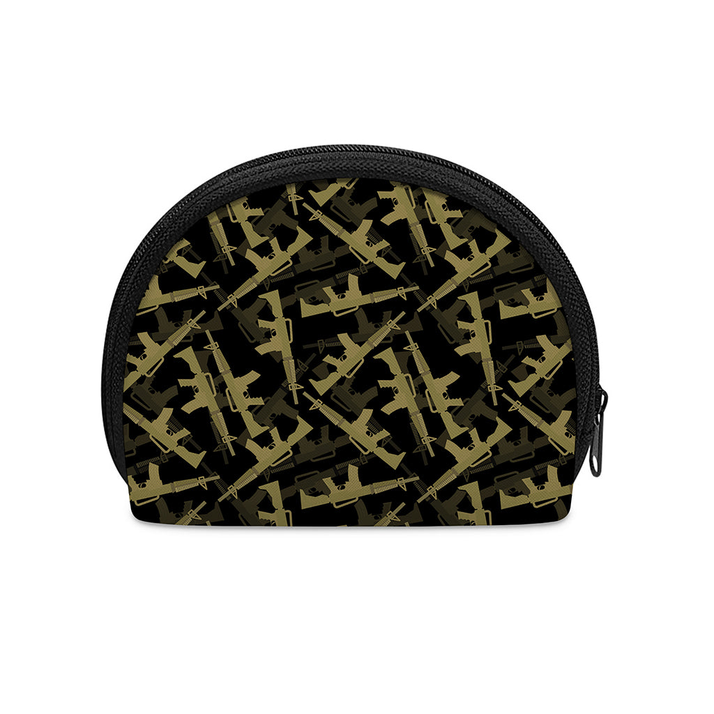 Military Guns Pattern Print Coin Purse