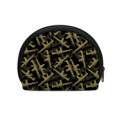 Military Guns Pattern Print Coin Purse