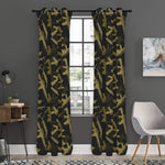 Military Guns Pattern Print Curtain