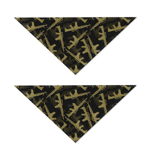 Military Guns Pattern Print Dog Bandana