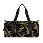 Military Guns Pattern Print Gym Bag