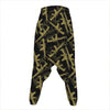 Military Guns Pattern Print Hammer Pants