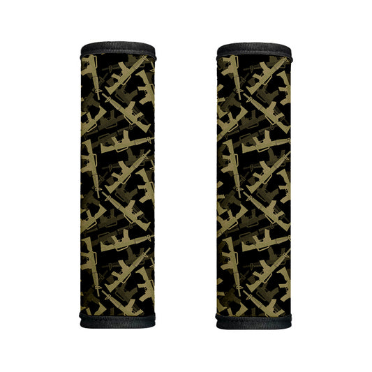 Military Guns Pattern Print Handle Covers