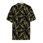 Military Guns Pattern Print Hawaiian Shirt
