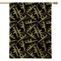 Military Guns Pattern Print House Flag
